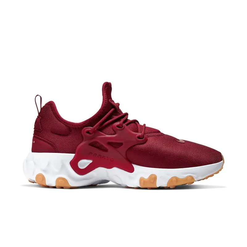 Nike React Presto Team Red Team Red/White-Gum Light Brown-Team Red (AV2605-601)