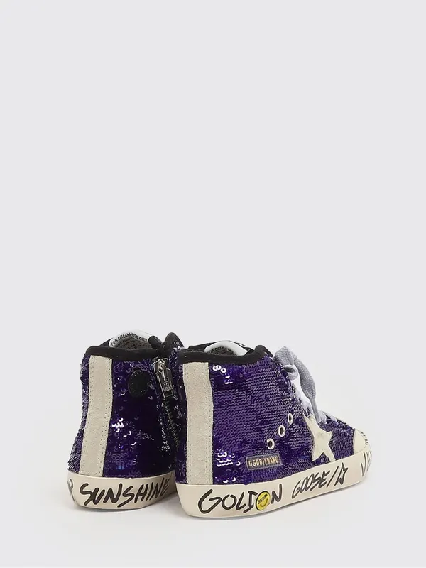 Golden goose Francy Embroidered Sequin Sneakers Blue (GYF00114F00808450588) (2)
