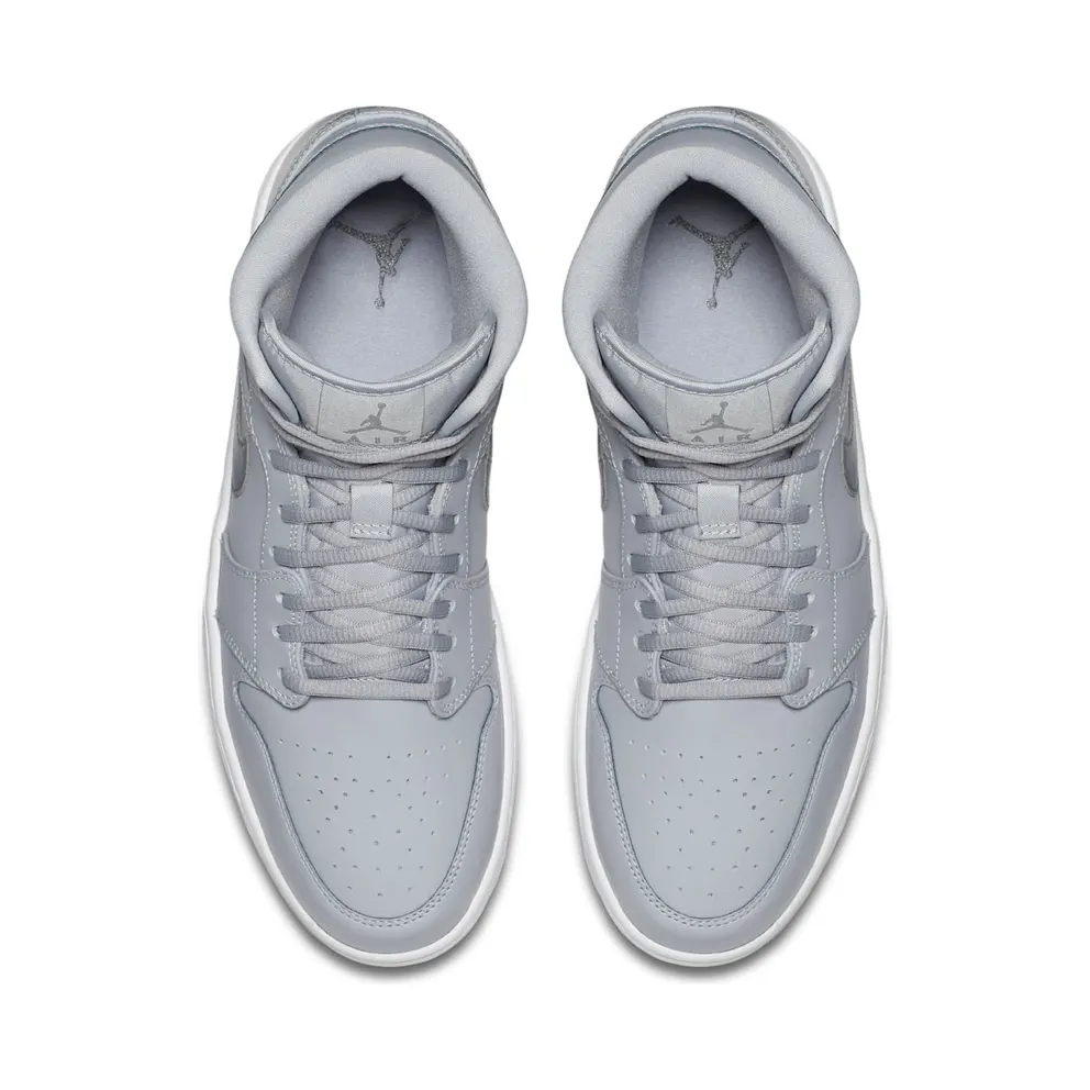 Jordan 1 Retro Mid Wolf Grey Cool Grey Wolf Grey/Cool Grey-White (554724-033)