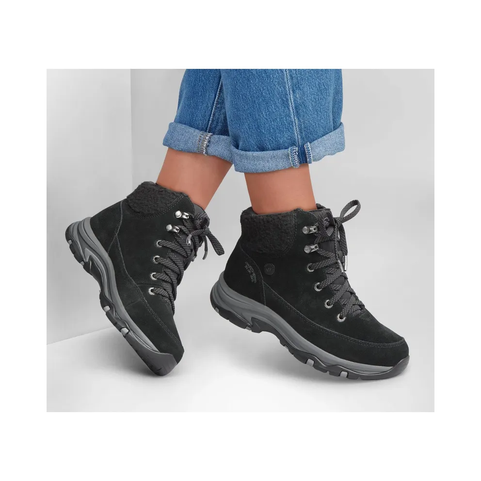 Skechers Slip-ins Waterproof Relaxed Fit: Trego Snow Breeze “Black (167894 Blk)” (167894BLK)