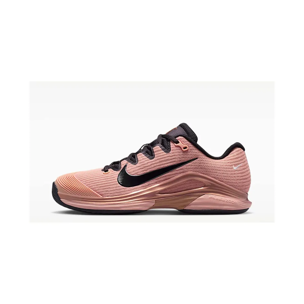 Nike Vapor 12 PRM Hard Court “Metallic Red Bronze/Pure Platinum/Black” (IM4330-900)