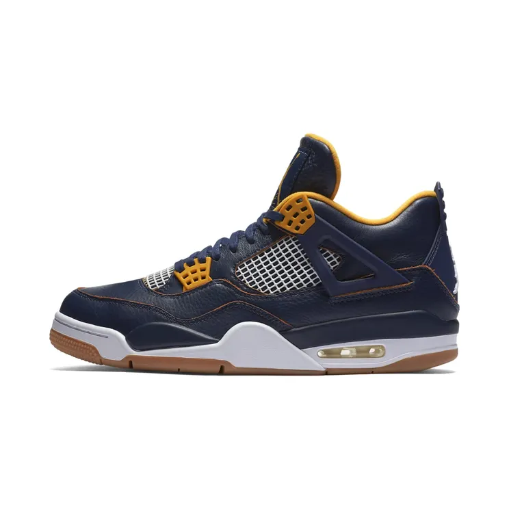Air Jordan 4 Retro Dunk From Above “Midnight Navy / Gold Leaf / White / Metallic Gold” (308497-425)