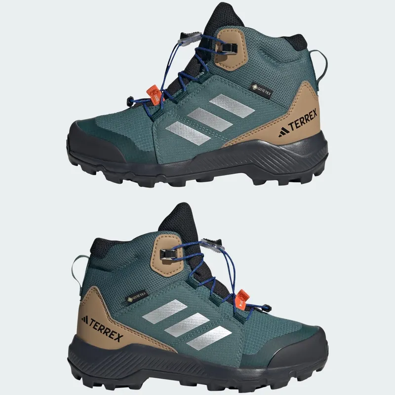 Adidas Terrex Mid GORE-TEX Hiking Preloved Teal / Silver Metallic / Semi Lucid Blue (JS2927)