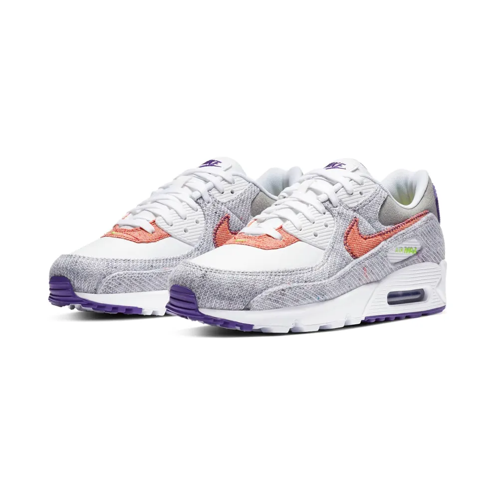 Nike Air Max 90 Jacquard Court Purple White/Electric Green/Court Purple (CT1684-100)