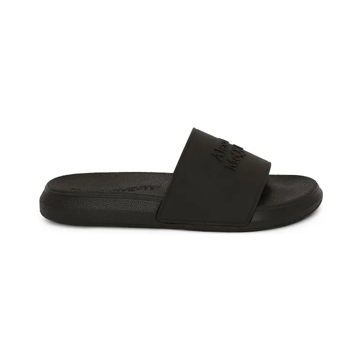 Alexander McQueen Pool Slide Black (W) (666983W4QS01000)