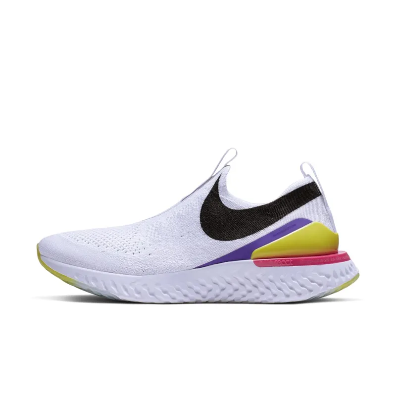 Nike  Epic Phantom React Laser Fuchsia (W) White/Laser Fuchsia/Psychic Purple (CI1290-100)