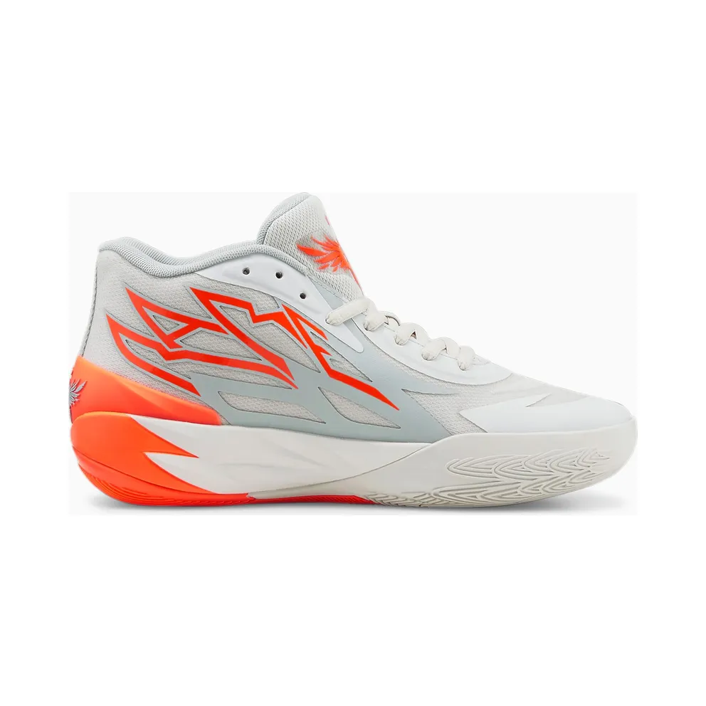 Puma MB.02 Basketball Shoes Grey/Orange (378288-02)