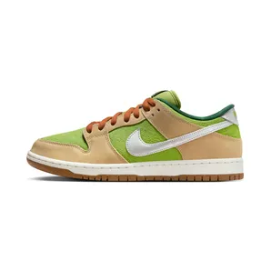Nike SB Dunk Low Escargot “Sesame / Pear / Fir / Metallic Silver” (FQ7585-200)