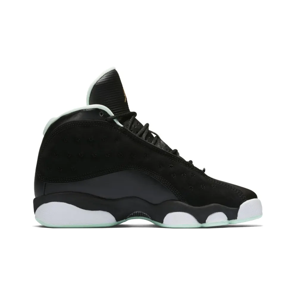 Jordan 13 Retro Black Mint Foam (GS) Black/Metallic Gold-Mint Foam-White (439358-015)