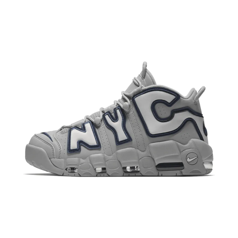 Nike Air More Uptempo NYC Wolf Grey/White-Midnight Navy (AJ3137-001)