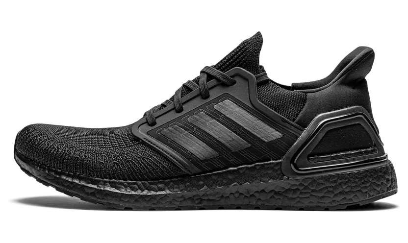 Adidas Ultraboost 20 Core Black / Core Black / Solar Red (EG0691)