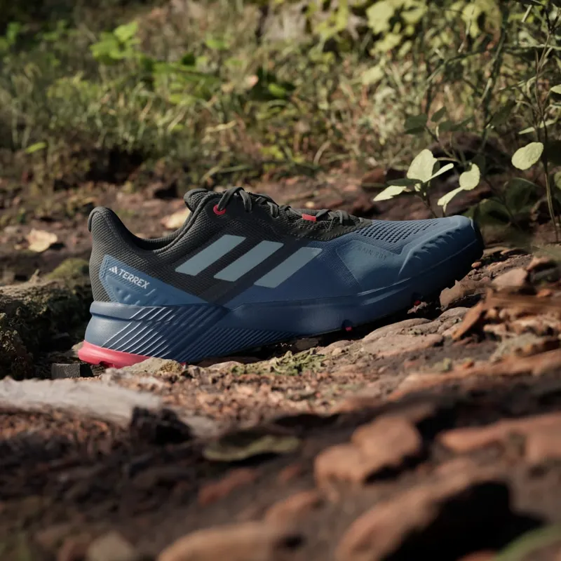 Adidas Terrex Soulstride RAIN.RDY Trail Running Wonder Steel / Magic Grey / Pure Ruby (IH3880)