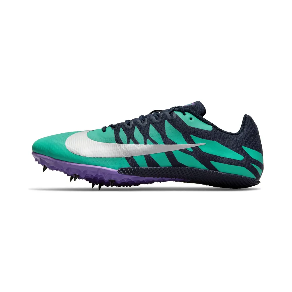 Nike Zoom Rival S 9 Track and field sprinting spikes Blue (907564-406)