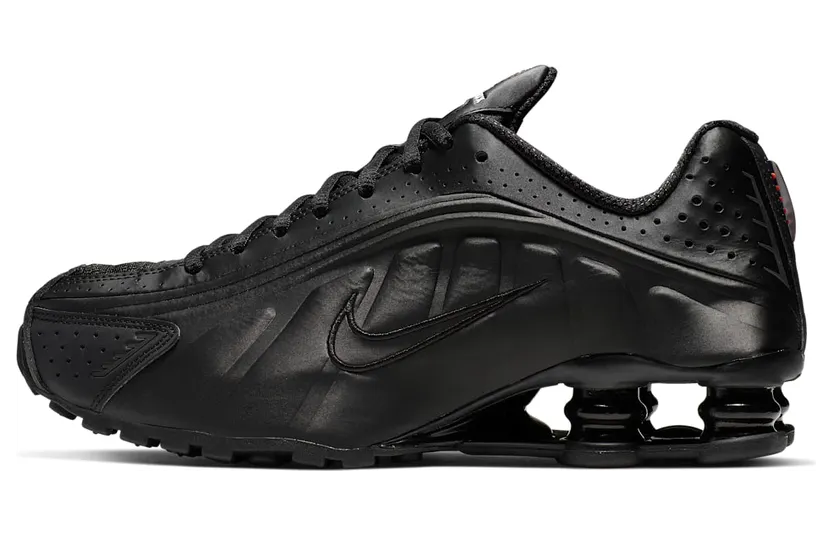 Nike Shox R4 Black Max Orange (2019) (AR3565-004)