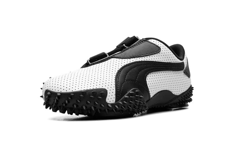 Puma Mostro “Perforated Leather – White / Black” (400992-01)