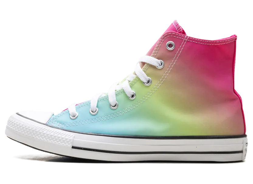 Converse All Star Hi GS “Bright Ombre / Triple Cyan / Chaos Fuchsia” (A07337F)