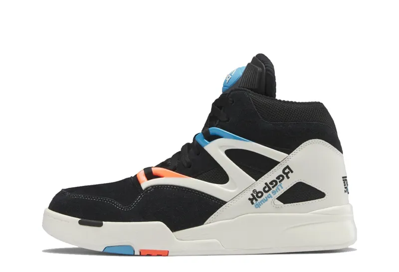 Reebok Pump Omni Zone II Shoes Core Black / Chalk / Orange Flare (HR0504)