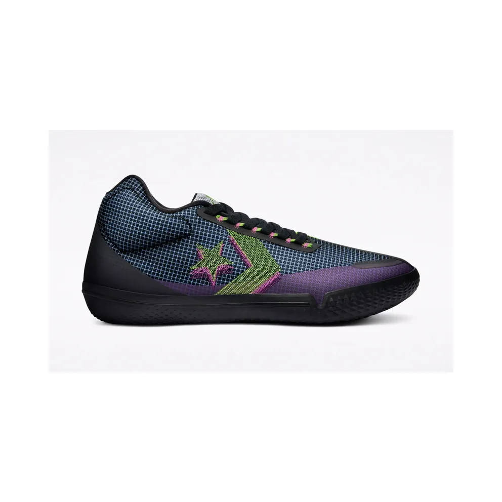 Converse All Star Pro BB Soundwave Mid Schwarz/wit/nightfall Violet (170763C)