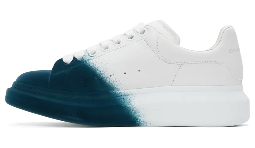 Alexander McQueen White & Grey Felted Oversized Sneakers (575415WHWM2) (3)
