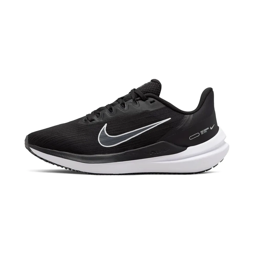 Nike Air Winflo 9 Black Dark Smoke Grey (DD8686-001)