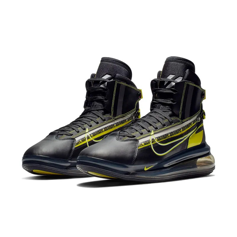 Nike Air Max 720 Saturn All-Star (2019) Black/Dynamic Yellow-University Red (BV7786-001)