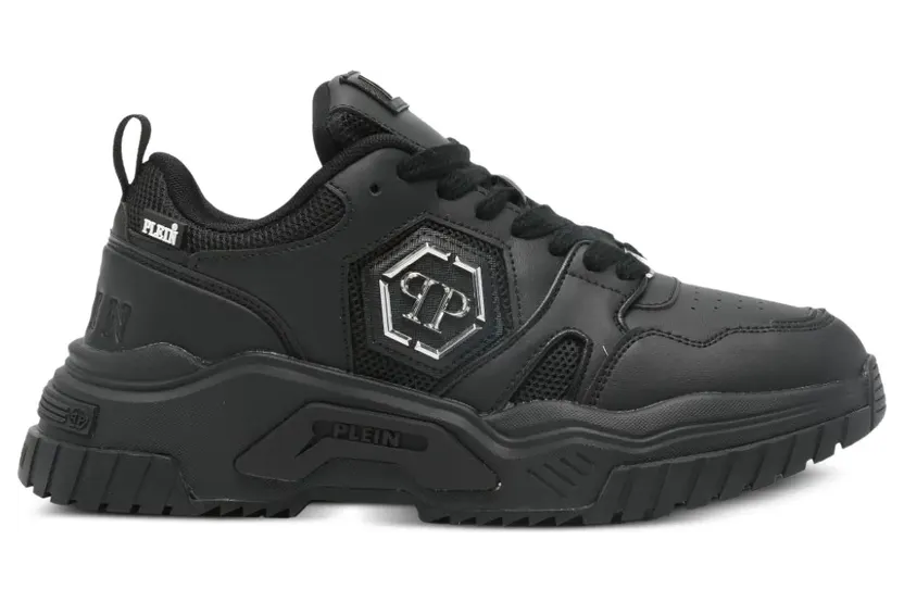 Philipp Plein Sneakers mit Logo-Schild – Schwarz (FAESUSC08370202BLACK)