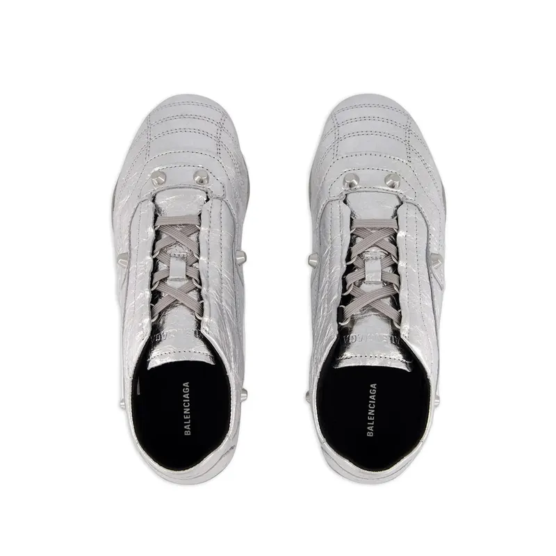 Balenciaga City Metallic Studded “Silver” (856693 WZCYL 8800)