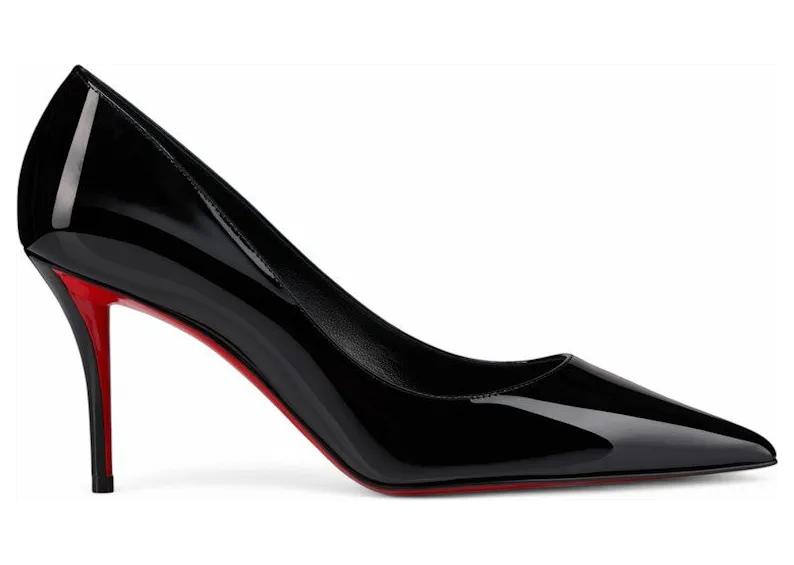 Christian Louboutin Miss Z 80mm Pump Black Patent Calf Leather (1250929B439)