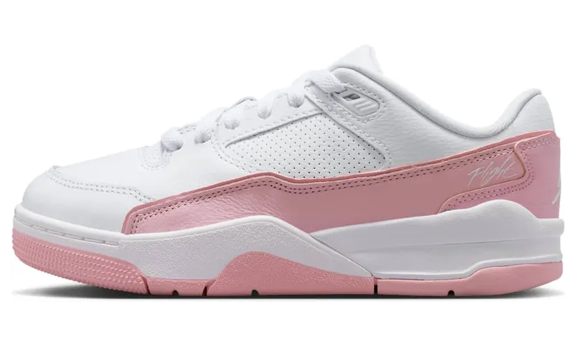 Jordan Flight Court “White / Medium Soft Pink” (HF3333-161)
