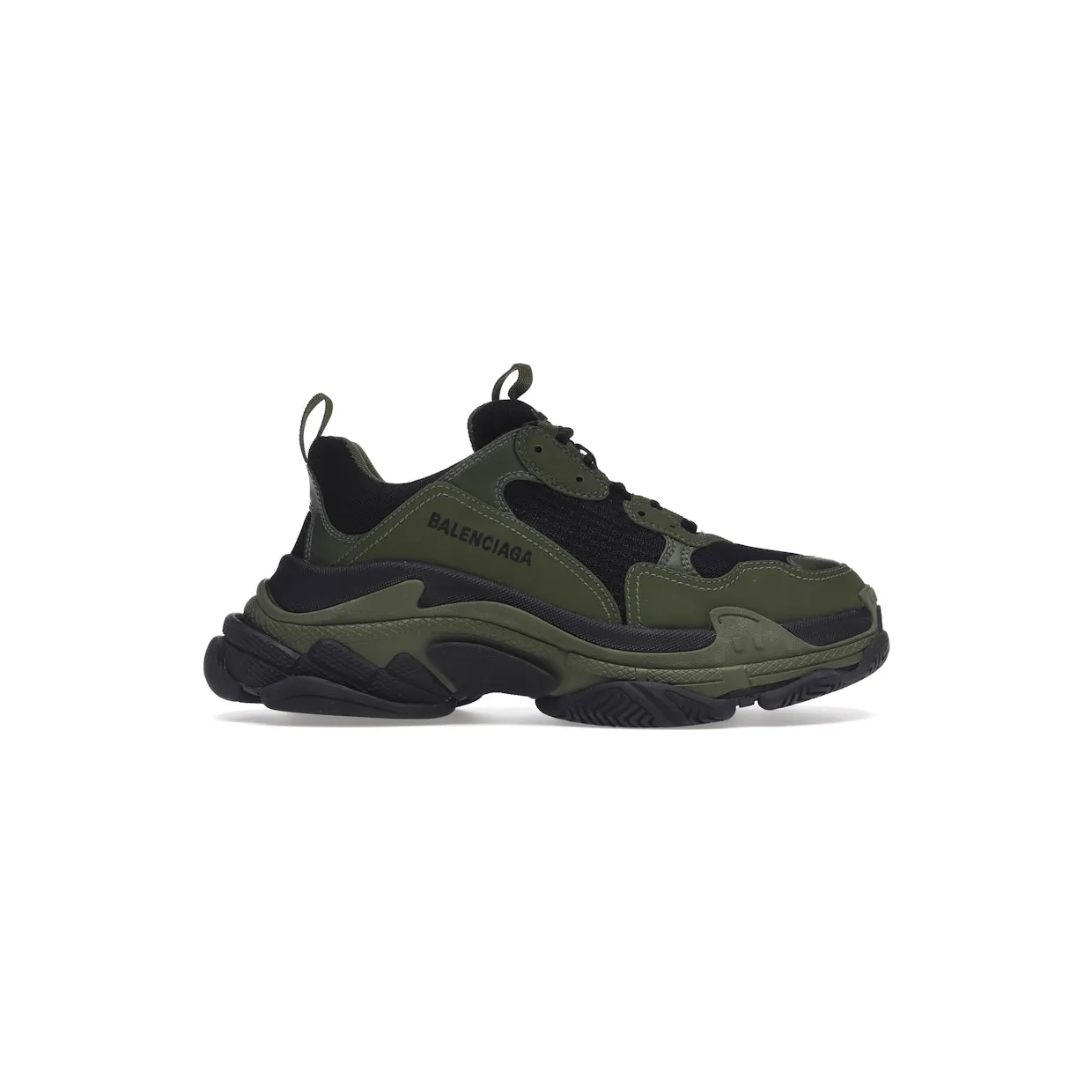 Balenciaga Triple S Dark Green Black (536737W2CA11033)