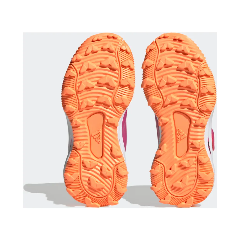 Adidas Fortarun All Terrain Cloudfoam Sport Running Elastic Lace and Top Strap Team Real Magenta / Core Black / Beam Orange (GZ1807)