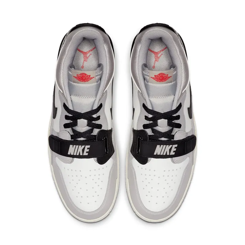 Jordan Legacy 312 Low Tech Grey Fire Red Black Summit White/Fire Red-Tech Grey-Black (CD7069-101)