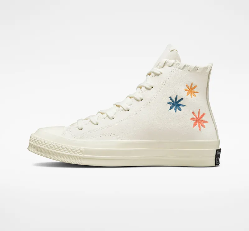 Converse Chuck 70 Embroidered Florals Egret/natural Ivory