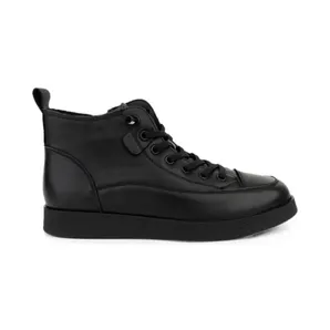 Linda Baumann High-Top-Sneakers mit Schnürung “Black” (6044252016)