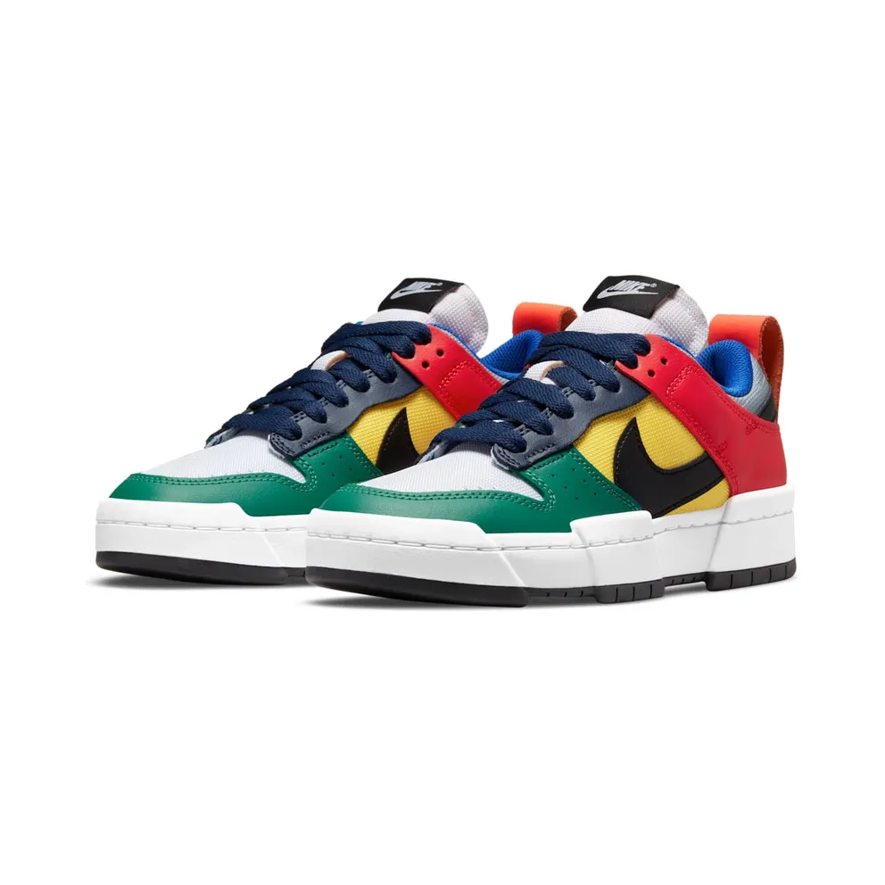 Nike Dunk Low Disrupt ‘Multi-Color’ (2021) – “Wolf Grey / Tour Yellow / University Red / Black” (CK6654-004)