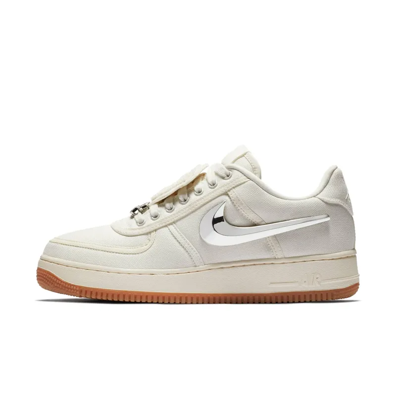 Nike Air Force 1 Low Travis Scott Sail Sail/Sail-Gum Light Brown (AQ4211-101)