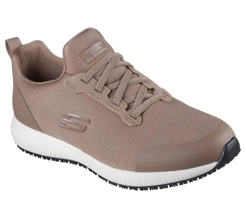 Skechers Work: Squad SR – Myton Sneaker Taupe