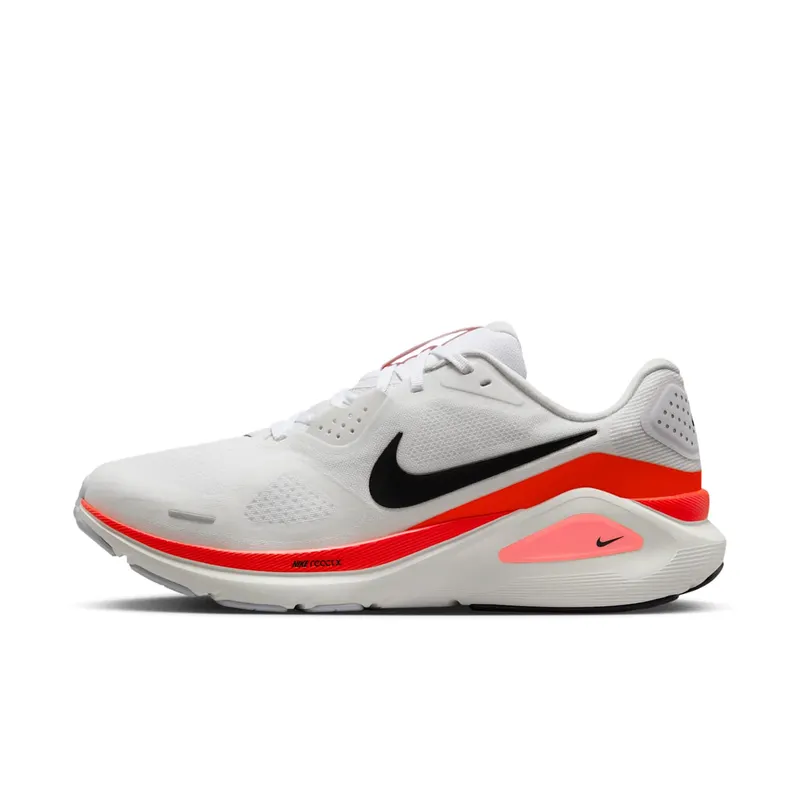Nike Structure 26 White Black Bright Crimson (HJ1102-102)