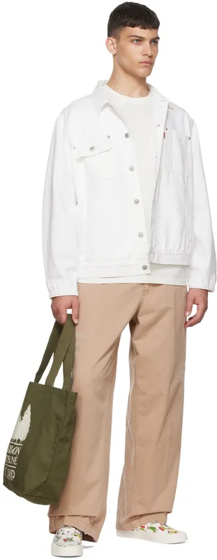 Maison Kitsuné White Olympia Le-Tan (IU04739WE4001)