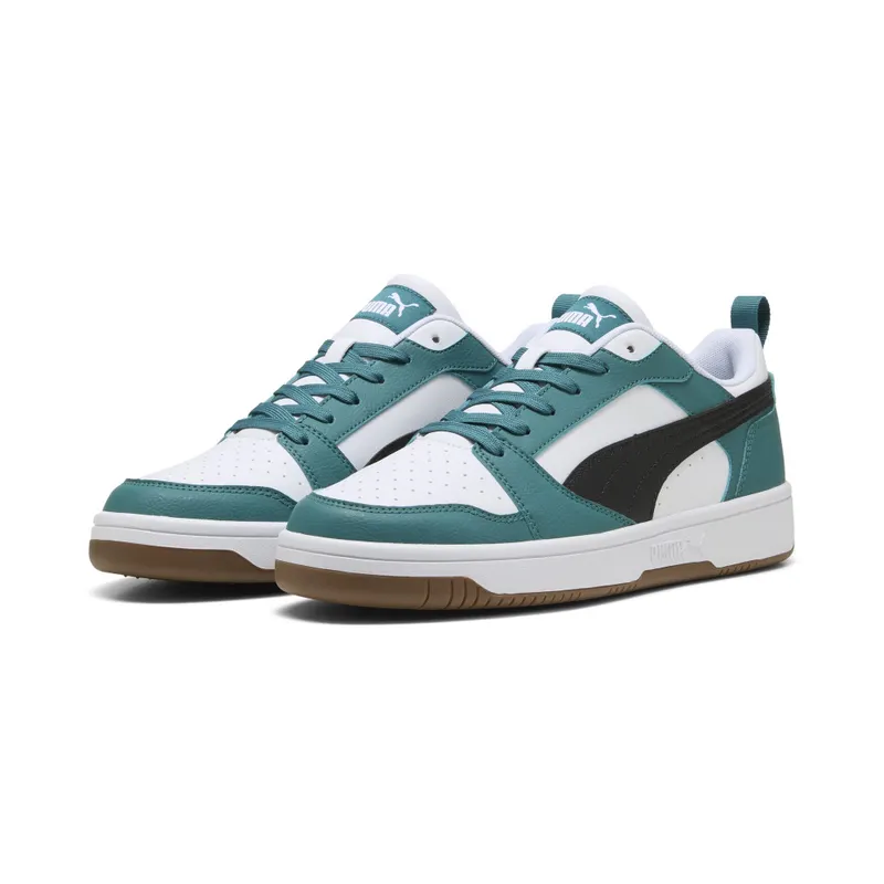 Puma Rebound V6 Low “Emerald Ice / Puma Black / Puma White” (392328_60)