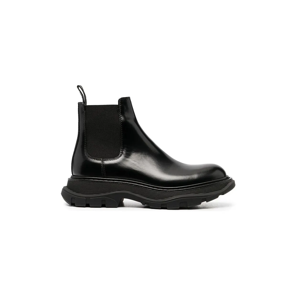 Alexander McQueen Chunky Sole Chelsea Boots Black (641837WHZ841000)