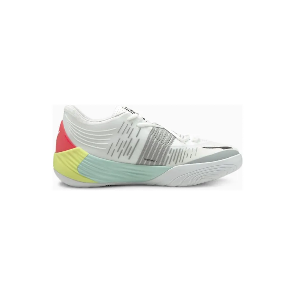 Puma Fusion Nitro Basketballschuhe Weiß (195587-02)