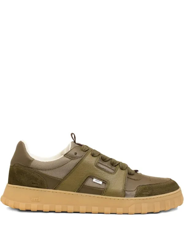 AMI Paris A Walk leren low-top – Green (H25USN504AL0127)