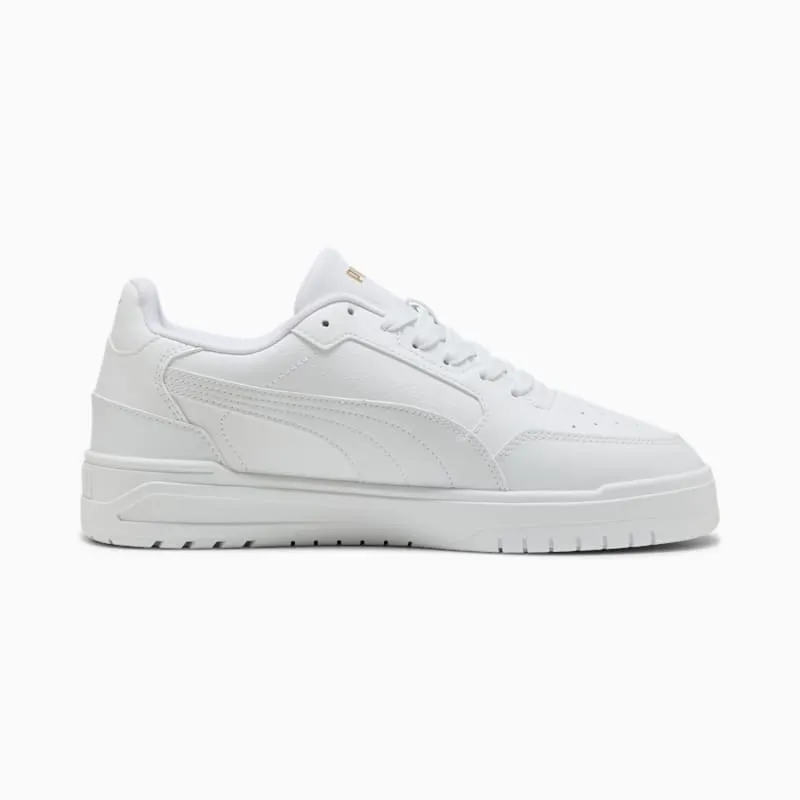 Puma Shuffle Downtown PUMA White-PUMA White-PUMA Gold (402596-01)