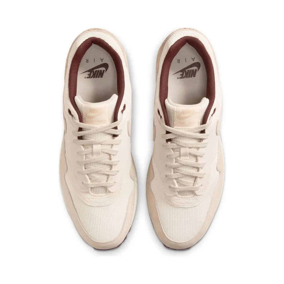 Nike Air Max 1 PRM “Burgundy Crush” (sail / light orewood brown / phantom) – HF8127-100