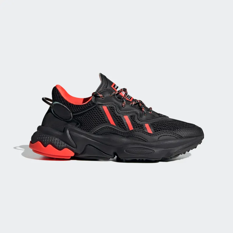 adidas OZWEEGO Core Black / Core Black / Solar Red (FW6203)
