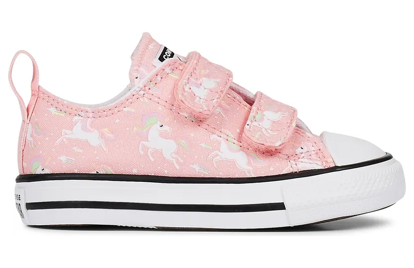 Converse Unicorns Chuck Taylor All Star Hook-and-Loop Low Top Coastal Pink/white/black (767380C)