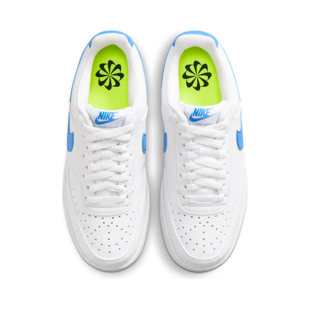 Nike Court Vision Low Next Nature White University Blue (DH3158-107)