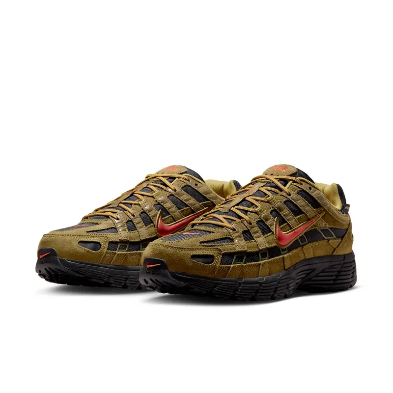 Nike P-6000 Premium Cordura Olive Flak Black Picante Red (IH0946-300)