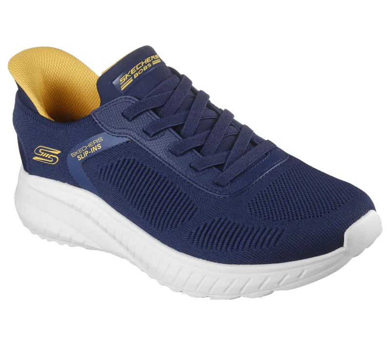 Skechers Slip-ins: BOBS Sport Squad Chaos – Solid Step – Marine – “Blue” (118312 NVY)